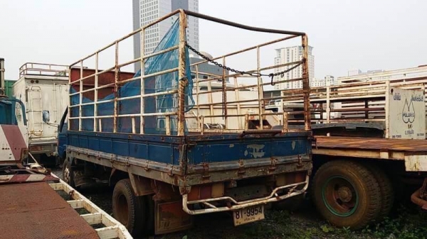 เหลือ 10 คันขายเหมา 1,200,000 บาท รวมมิตร 4 ล้อ -6 ล้อ สภาพพร้อมใช้ เอกสารเล่มทะเบียน   รถอยู่ แจ้งวัฒนะ โทร 0610710295  1.ISUZU NKR66E เครื่องติดแก๊ส 1JZ 2500 CC. เกียร์ออโต้   2.รถ4ล้อกลาง ISUZU NKR69E หัวสวยคัดซีดี กะบะคอกแซง กว้าง 1.77 ม. ยาว 3.15 ม.