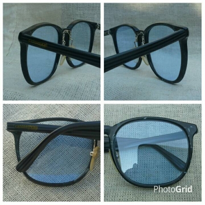 แว่นตาผู้ดีอังกฤษ ยุค &#039;90s โมเดลคลาสสิค &#039;สี่เหลี่ยม - มน&#039; Vintage CAMBRIDGE handmade 