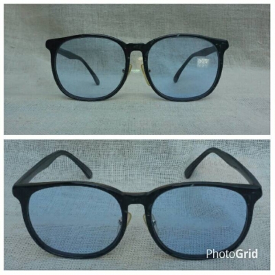 แว่นตาผู้ดีอังกฤษ ยุค &#039;90s โมเดลคลาสสิค &#039;สี่เหลี่ยม - มน&#039; Vintage CAMBRIDGE handmade 