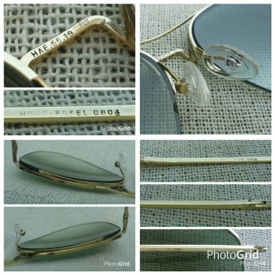 แว่นตาระดับตำนานของฝรั่งเศส ยุค &#039;60s โกลด์ฟิลด์ 14 K ล้ำค่า ! หายาก ! Vintage ESSEL handmade in