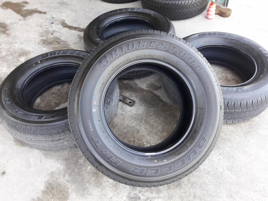 ขายยางป้ายแดง bridgestone dueler h/t 684ll 265/65r17 ผลิตสัปดาห์ที่5ปี18