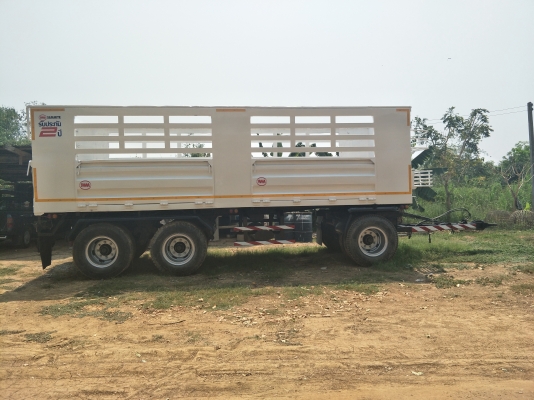 ขายลูกพ่วง สามคานไม่ดั้มพ์ปี 49 ยาว 7 เมตรสภาพสวย พร้อมใช้งาน เอกสารพร้อมโอน โทร 083-9628875