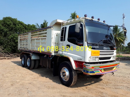 Isuzu 320 แรง แม็คโหลด จดปี พย.49 แม่เดี่ยวดัมพ์อู่ซุ่นชัย มีระบบลากและยิงดัมพ์ลูก รถสวยเดิม ไมล์สองแสนแท้ ยางดี พร้อมใช้งาน