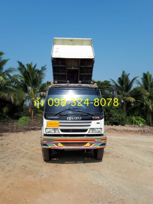 Isuzu 320 แรง แม็คโหลด จดปี พย.49 แม่เดี่ยวดัมพ์อู่ซุ่นชัย มีระบบลากและยิงดัมพ์ลูก รถสวยเดิม ไมล์สองแสนแท้ ยางดี พร้อมใช้งาน