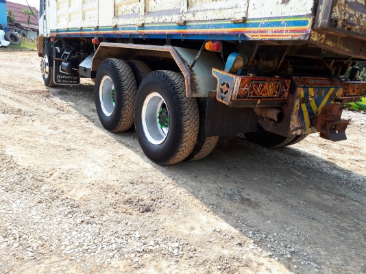 Isuzu 320 แรง แม็คโหลด จดปี พย.49 แม่เดี่ยวดัมพ์อู่ซุ่นชัย มีระบบลากและยิงดัมพ์ลูก รถสวยเดิม ไมล์สองแสนแท้ ยางดี พร้อมใช้งาน