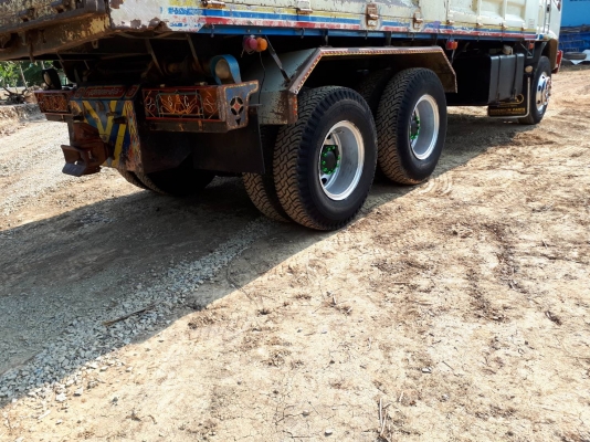 Isuzu 320 แรง แม็คโหลด จดปี พย.49 แม่เดี่ยวดัมพ์อู่ซุ่นชัย มีระบบลากและยิงดัมพ์ลูก รถสวยเดิม ไมล์สองแสนแท้ ยางดี พร้อมใช้งาน