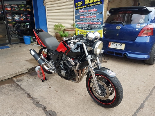 ขายแลกเทิร์น HONDA CB400 เวอร์ชั่นS ปี1998 แต่งท้ายเทค3ทั้งชุด ท่อแต่งทั้งเส้น อินวอยส์ สรรพสามิตร ร