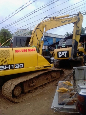 ขายรถแบคโฮ Sumitomo sh130-5 เดินเครื่อง 8,XXX ชม.