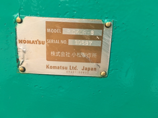 KOMATSU รุ่น: PC40R-8