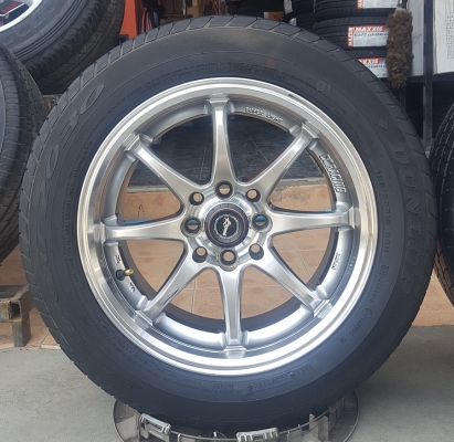 ล้อมือ2 K.SPEED ขอบ15 4รู100-114 พร้อมยาง  4 ล้อ