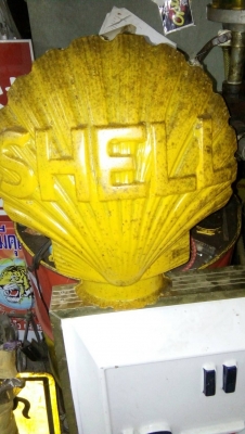 ขายป้ายน้ำมันเชลล์ สีเหลือง แต่งร้านคับ 5500