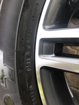 ล้อ all new fortuner ขอบ 18 พร้อมยางป้ายแดงปี18