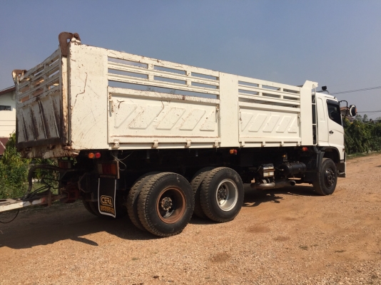ขาย HINO 330 แรง พ่วงแม่ลูก กระบะเหล็กสามมิตร รถปี 56 ปลายปี