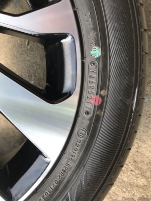 ล้อ honda civic fcขอบ 16 พร้อมยางป้ายแดงปี17