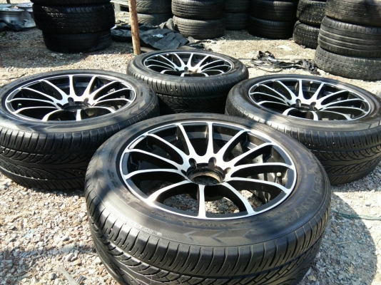 ขายแม็กขอบ20 พร้อมยาง265/50R20 ปี13 แม็กสวยยางสวย คุ้มสุดๆ ชุดละ 7900 บาท