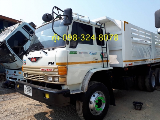 Hino Sumo 227 เครื่องเดิม เกียร์ 3M ดั้มสามมิตรแท้ สโลว์กลาง มีระบบลากพ่วง ยางดี คัทซีสวย แอร์ครบ พร้อมใช้งาน เล่มพร้อมโอน