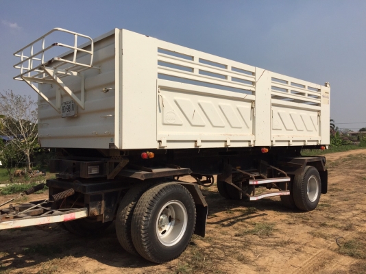 HINO 330 HP ปลายปี 56 แม่ลูกดัมพ์สามมิตร ลูก 2 เพลา ท่อเอส ท้องอ่างมิเนียม เฟืองช้า ทะเบียนพร้อม