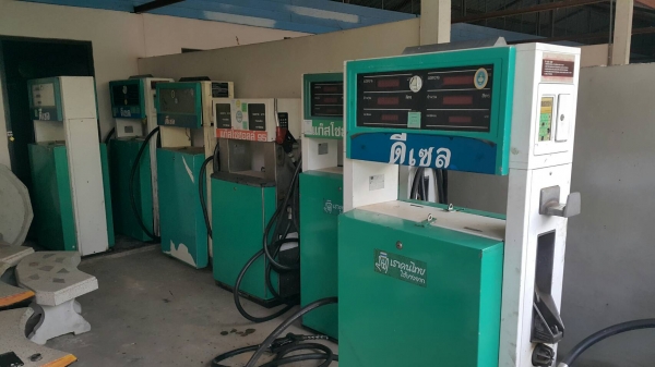 หัวจ่ายน้ำมัน มี 5 ตู้  สินค้าอยู่ที่ อ.เมือง จ.ศรีสะเกษ