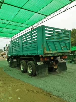 Hino344ปี59 ดั้มสามมิตรรถสวยพร้อมใช้ มีระบบลากลูก