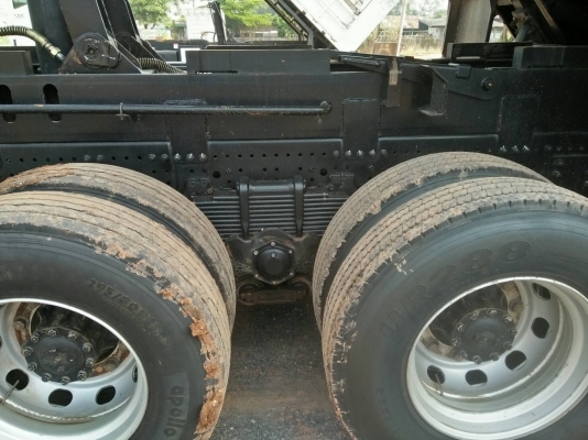 Hino344ปี59 ดั้มสามมิตรรถสวยพร้อมใช้ มีระบบลากลูก