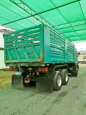 Hino344ปี59 ดั้มสามมิตรรถสวยพร้อมใช้ มีระบบลากลูก