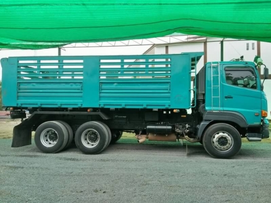 Hino344ปี59 ดั้มสามมิตรรถสวยพร้อมใช้ มีระบบลากลูก