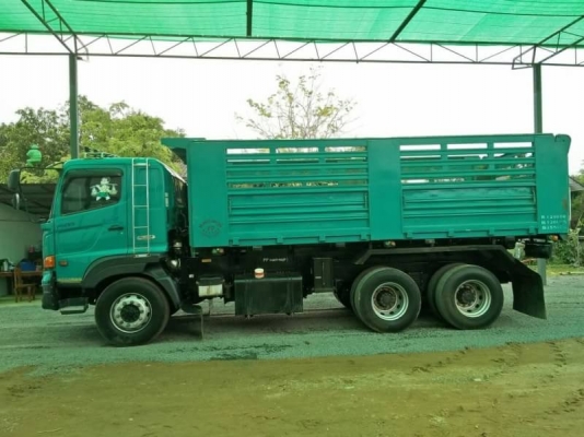 Hino344ปี59 ดั้มสามมิตรรถสวยพร้อมใช้ มีระบบลากลูก