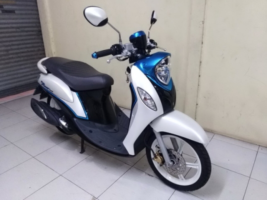 ขายYamaha Fino125 รุ่นPremium Deluxe หัวฉีดปี59 รถเดิมๆสวยๆ