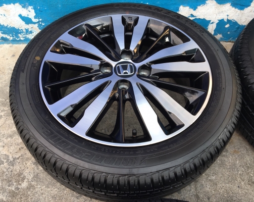ล้อแม็กพร้อมยาง Honda Jazz GK ตัวท๊อป ขอบ16 พร้อมยางป้ายแดง Bridgestone 185-55-16