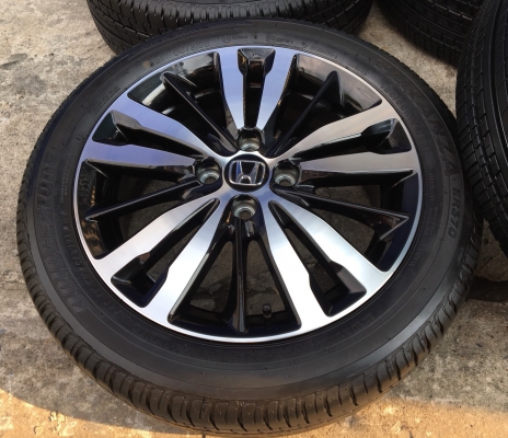 ล้อแม็กพร้อมยาง Honda Jazz GK ตัวท๊อป ขอบ16 พร้อมยางป้ายแดง Bridgestone 185-55-16