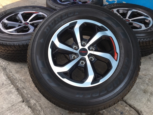 ล้อแม็กป้ายแดง TOYOTA REVO TRD ขอบ 17 พร้อมยางป้ายแดง Dunlop 265-65-17