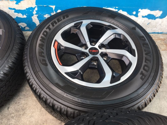 ล้อแม็กป้ายแดง TOYOTA REVO TRD ขอบ 17 พร้อมยางป้ายแดง Dunlop 265-65-17