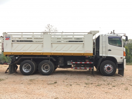 ขายรถพ่วง HINO 380 เฟืองช้า ปลายปี 53 รถวิ่งวัสดุก่อสร้างใกล้ๆ ไมล์น้อย สภาพเดิมๆ