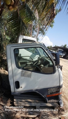 FROM JAPAN หัวเก๋งรถบรรทุก4ล้อใหญ่ ,6ล้อเล็ก /CABIN MITSUBISHI CANTER รุ่น: FB511B  (มีขาหลัง/รุ่นยกหัวไม่ได้) ราคาเพียง 35,000 บาท