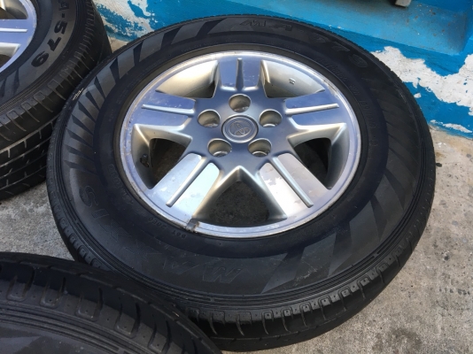 ล้อแม็ก Toyota Vigo ขอบ 15 พร้อมยาง 215-70-15 ปี 14