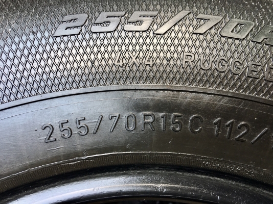 ยาง GoodYear 255-70-15 ปี 15