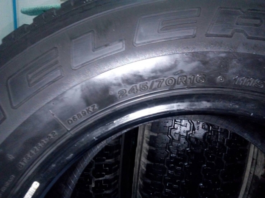 245/70R16   BRIDGESTONE DUELER H/T689  ชุด 4 เส้น   โทร.081-427-3941  ไอดีไลน์ 0814273941