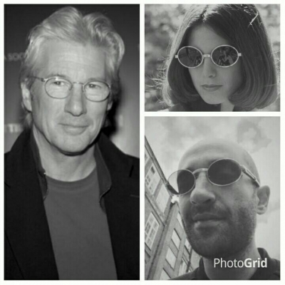 แว่นตางานทองเดินลาย อเมริกันยุค &#039;80s โมเดลคลาสสิค &#039;วงรีใหญ่&#039; เลนส์กระจกกันแดด &#039;ส