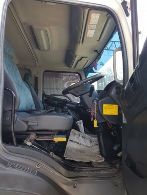 HINO S500 FM1ANLD เครื่อง 344 แรง ปี 55 แม่ลูกดัมพ์สามมิตร ไมล์สามแสน รถเดิมๆ เก็บสีกะบะ ยางดี หัวบาง เครื่องเกียร์ดี พร้อมใช้งาน