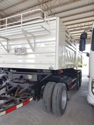 HINO S500 FM1ANLD เครื่อง 344 แรง ปี 55 แม่ลูกดัมพ์สามมิตร ไมล์สามแสน รถเดิมๆ เก็บสีกะบะ ยางดี หัวบาง เครื่องเกียร์ดี พร้อมใช้งาน