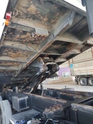 HINO S500 FM1ANLD เครื่อง 344 แรง ปี 55 แม่ลูกดัมพ์สามมิตร ไมล์สามแสน รถเดิมๆ เก็บสีกะบะ ยางดี หัวบาง เครื่องเกียร์ดี พร้อมใช้งาน