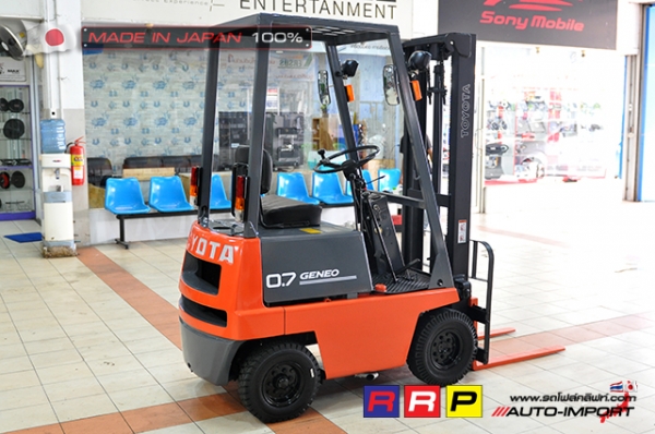 ขายรถโฟล์คลิฟท์มือสอง TOYOTA รุ่น 2FG7-FGH9-30082 นำเข้าจากประเทศญี่ปุ่น 100\% ไม่เคยใช้งานในไทย