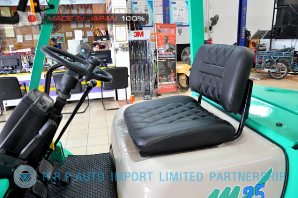 ขายรถโฟล์คลิฟท์มือสอง MITSUBISHI รุ่น KFG25-55065 นำเข้าจากประเทศญี่ปุ่น 100\% ไม่เคยใช้งานในไทย ขายรถโฟล์คลิฟท์มือสอง MITSUBISHI รุ่น KFG25-55065 นำเข้าจากประเทศญี่ปุ่น 100\% ไม่เคยใช้งานในไทย