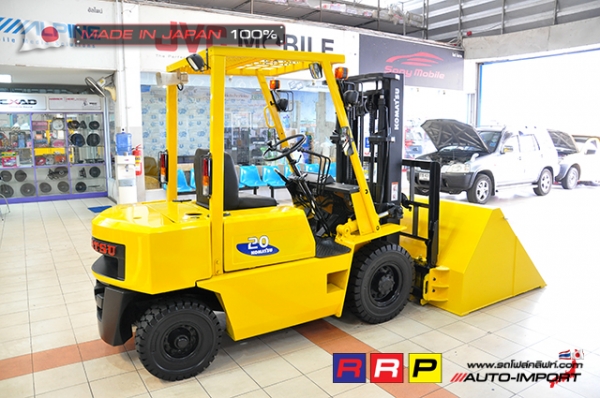 ขายรถโฟล์คลิฟท์มือสอง KOMATSU รุ่น FG20-8-137301 นำเข้าจากประเทศญี่ปุ่น 100\% ไม่เคยใช้งานในไทย ขายรถโฟล์คลิฟท์มือสอง KOMATSU รุ่น FG20-8-137301 นำเข้าจากประเทศญี่ปุ่น 100\% ไม่เคยใช้งานในไทย
