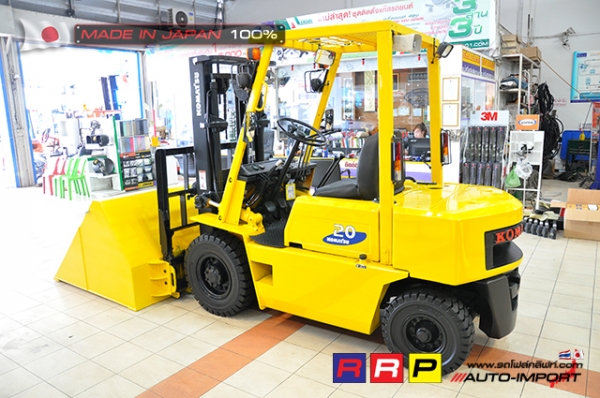 ขายรถโฟล์คลิฟท์มือสอง KOMATSU รุ่น FG20-8-137301 นำเข้าจากประเทศญี่ปุ่น 100\% ไม่เคยใช้งานในไทย ขายรถโฟล์คลิฟท์มือสอง KOMATSU รุ่น FG20-8-137301 นำเข้าจากประเทศญี่ปุ่น 100\% ไม่เคยใช้งานในไทย