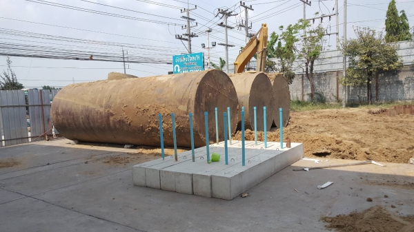 ถังน้ำมันใต้ดินจนาด 20000 ลิตรครับตามสภาพ