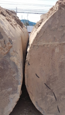 ถังน้ำมันใต้ดินจนาด 20000 ลิตรครับตามสภาพ