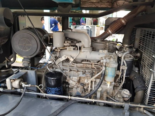 PDS390S - เครื่องกำเนิดไฟฟ้า Airman Compressor ขนาด 7 บาร์ 390cfm. Isuzu Engine by OEK