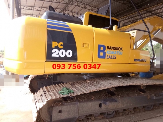 ขายรถแบคโฮ บูมยาว 18 ม.Komatsu pc 200lc-8(slf)