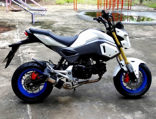 HONDA MSX125 สีขาว ปี2016 แต่งสวย HONDA MSX125 สีขาว ปี2016 แต่งสวย
